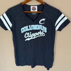Women’s Columbus Clippers Minor League Baseball Shirt Medium